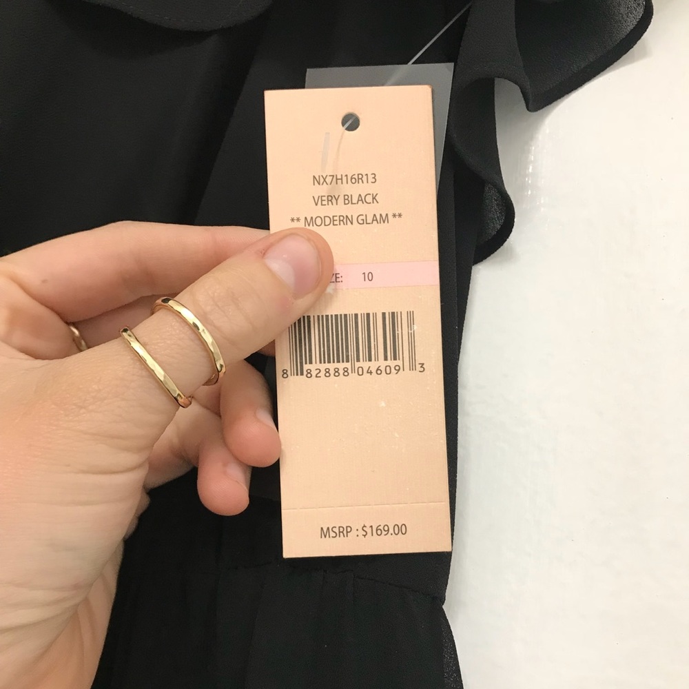 NWT Nanette Lepore halter cold shoulder dress - Picture 7 of 8